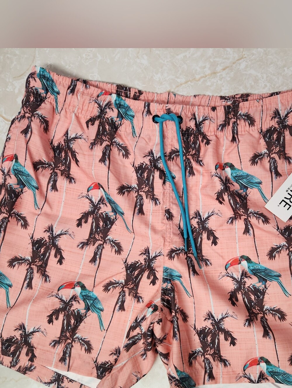 Ring of Fire Young Mens XL Summer Shorts Tropical Palm Trees Sz XL New